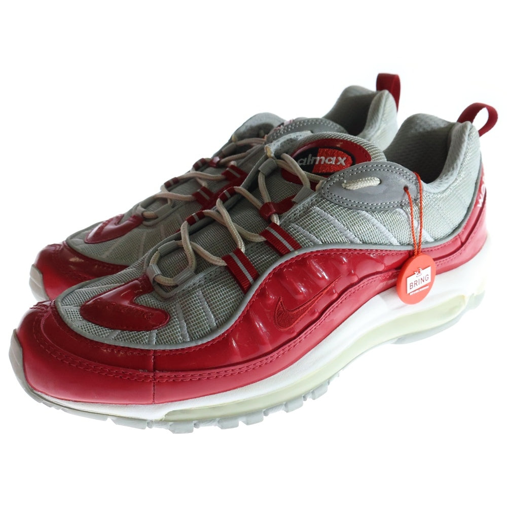 NIKE(ナイキ) ×SUPRME AIR MAX 98 844694-600 シュプリーム エアマックス98 ローカットスニーカー US10/28cm レッド