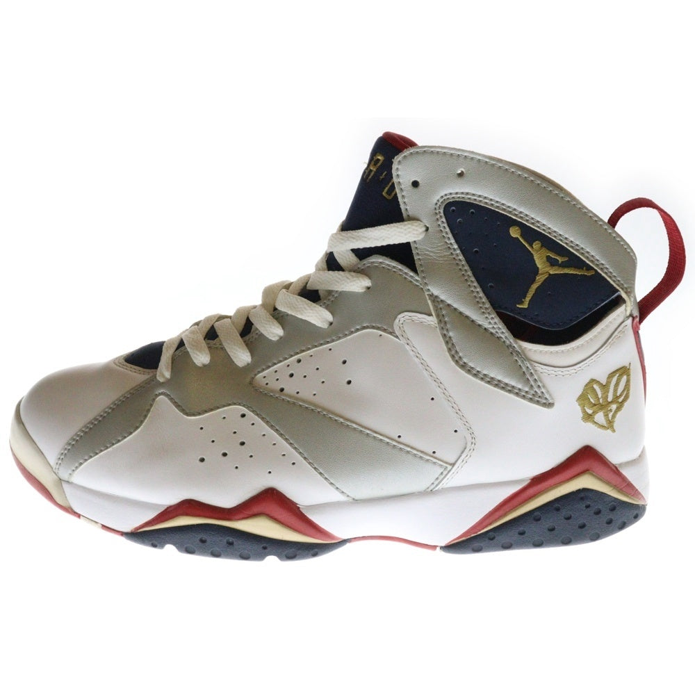 NIKE(ナイキ) 【観賞用 2010年製】AIR JORDAN 7 RETRO FOR THE LOVE THE GAME 304775-103 エアジョーダン7 バルセロナ ハイカットスニーカー US10.5/28.5cm ホワイト