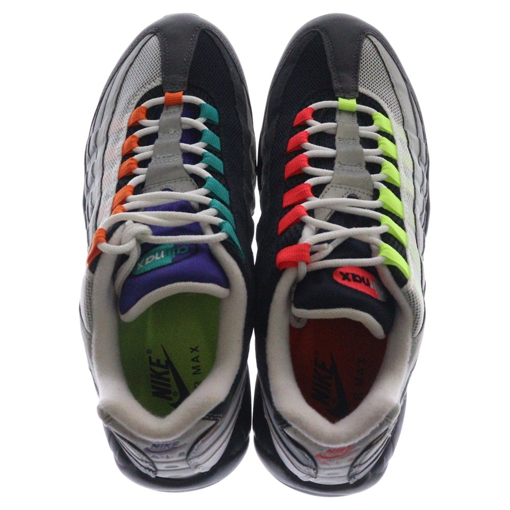 NIKE(ナイキ) 【観賞用 15年製】AIR MAX 95 OG QS GREEDY 810374-078 エアマックス 95 グリーディ ローカットスニーカー グレー/ブラック US10/28cm