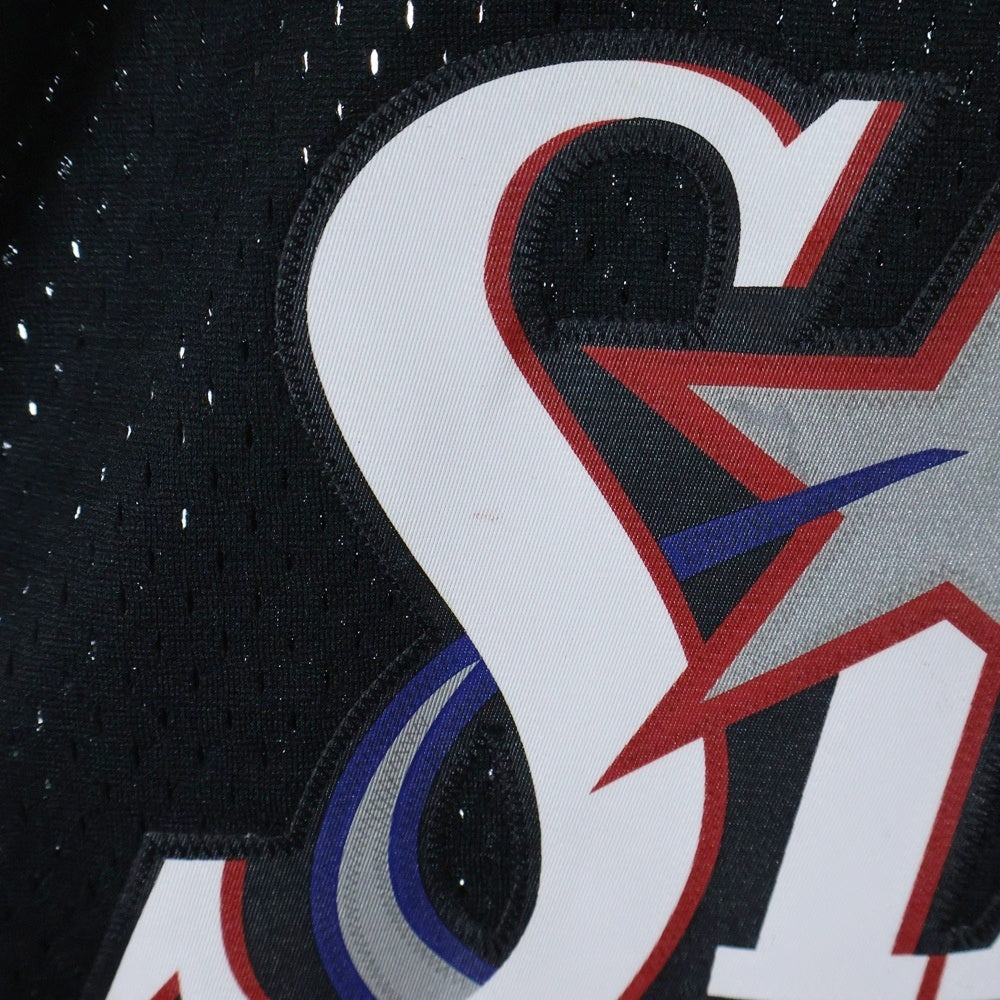adidas Originals(アディダスオリジナルス) NBA PHILADELPHIA SIXERS IVERSON フィラデルフィアセブンティシクサーズ アイバーソン ゲームシャツ ブラック