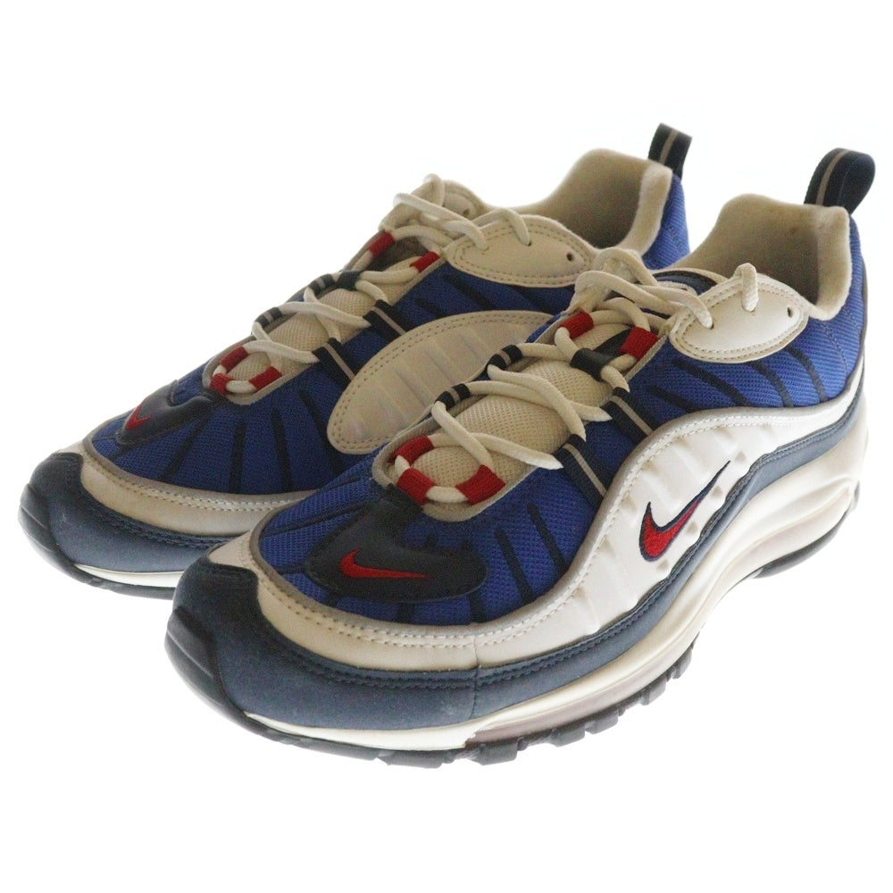 NIKE(ナイキ) AIRMAX98 640744-100 エアマックス98 ローカットスニーカー US10/28cm ブルー/ホワイト