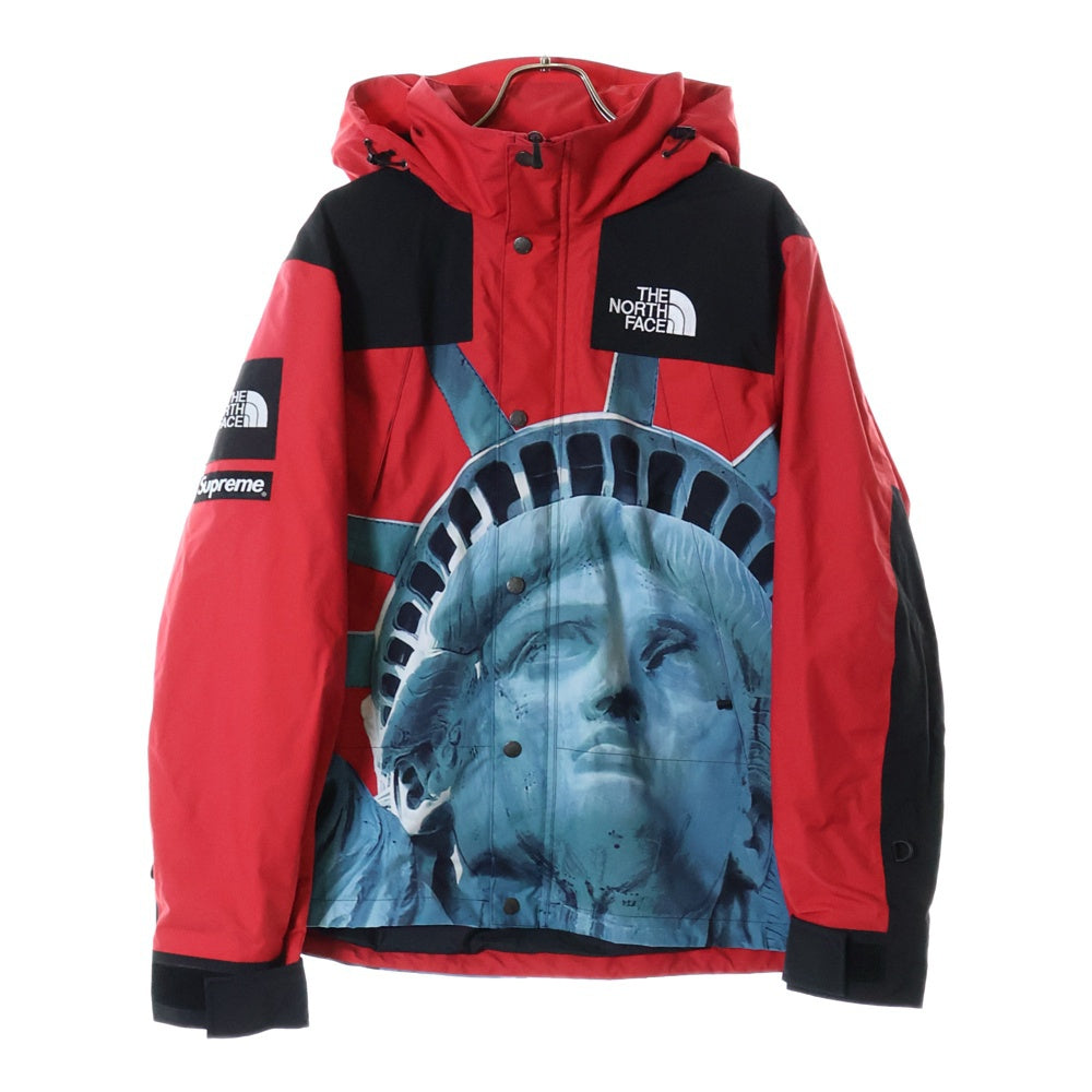 SUPREME(シュプリーム) 19AW ×THE NORTH FACE Statue of Liberty Mountain Jacket ザノースフェイス スタチューオブリバティ マウンテンジャケット NP61902I レッド