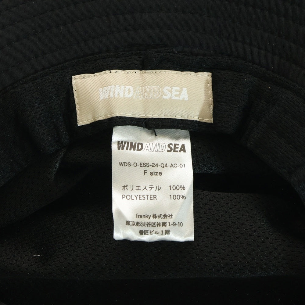 WIND AND SEA(ウィンダンシー) ESS SAFARI HAT サファリハット ブラック