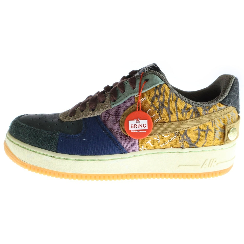 NIKE(ナイキ) ×TRAVIS SCOTT AIR FORCE 1 LOW CACTUS JACK CN2405‐900 トラヴィススコット エアフォース1 カクタスジャック ローカットスニーカー マルチ US9/27.0cm