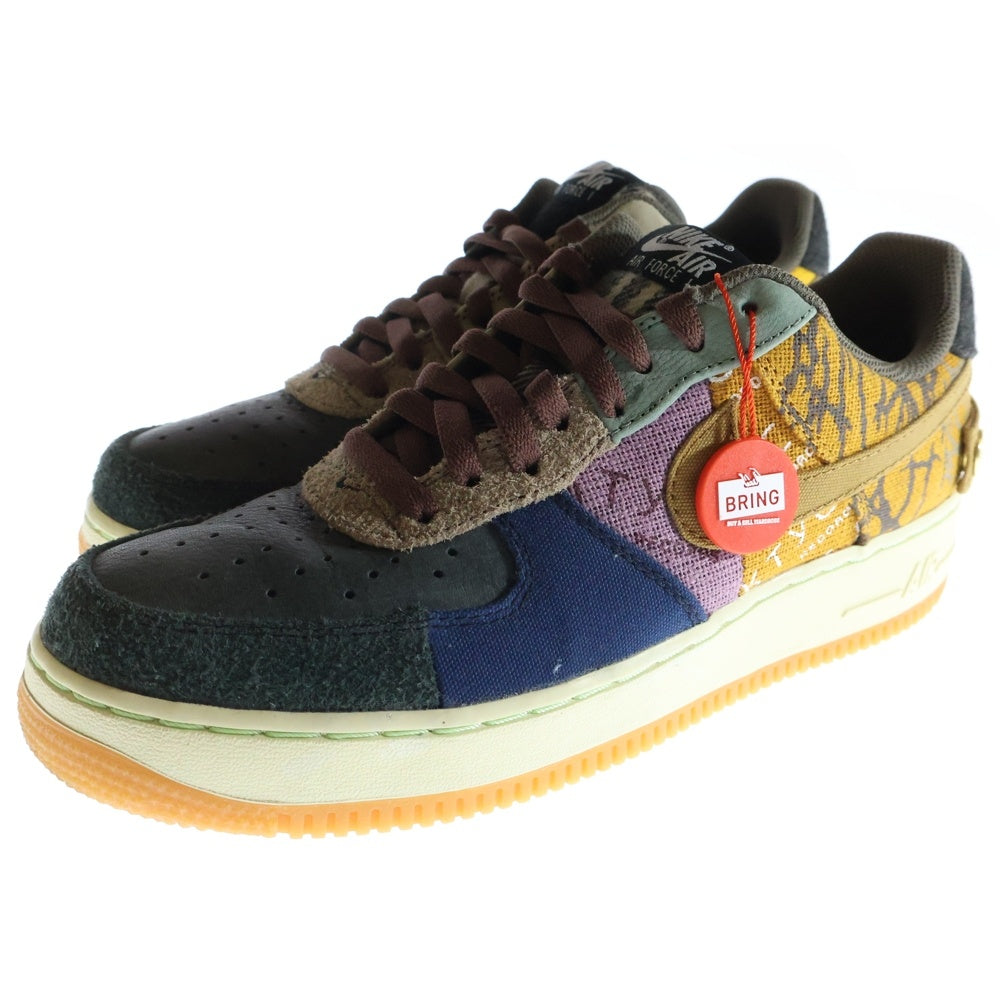 NIKE(ナイキ) ×TRAVIS SCOTT AIR FORCE 1 LOW CACTUS JACK CN2405‐900 トラヴィススコット エアフォース1 カクタスジャック ローカットスニーカー マルチ US9/27.0cm
