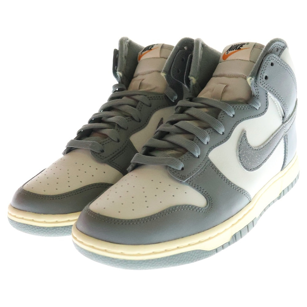 NIKE(ナイキ) DUNK HI RETRO SE VNTG DM0582-001 ダンク ハイカットスニーカー グレー/ホワイト US9/27.0cm