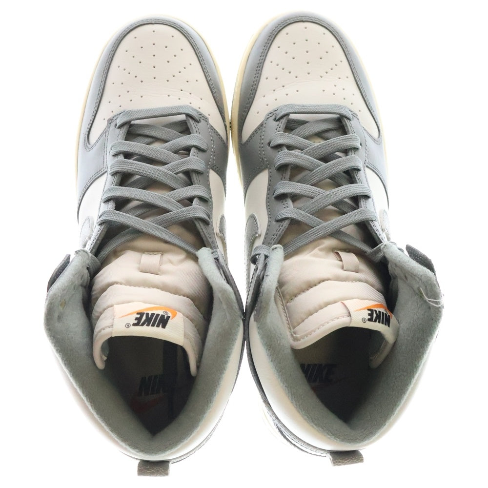 NIKE(ナイキ) DUNK HI RETRO SE VNTG DM0582-001 ダンク ハイカットスニーカー グレー/ホワイト US9/27.0cm