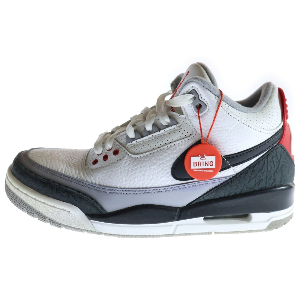 NIKE(ナイキ) AIR JORDAN 3 RETRO TINKER HATFIELD AQ3835-160 エアジョーダン3 レトロ ティンカー ハッドフィールド ローカットスニーカー ホワイト/ブラック US8/26.0cm