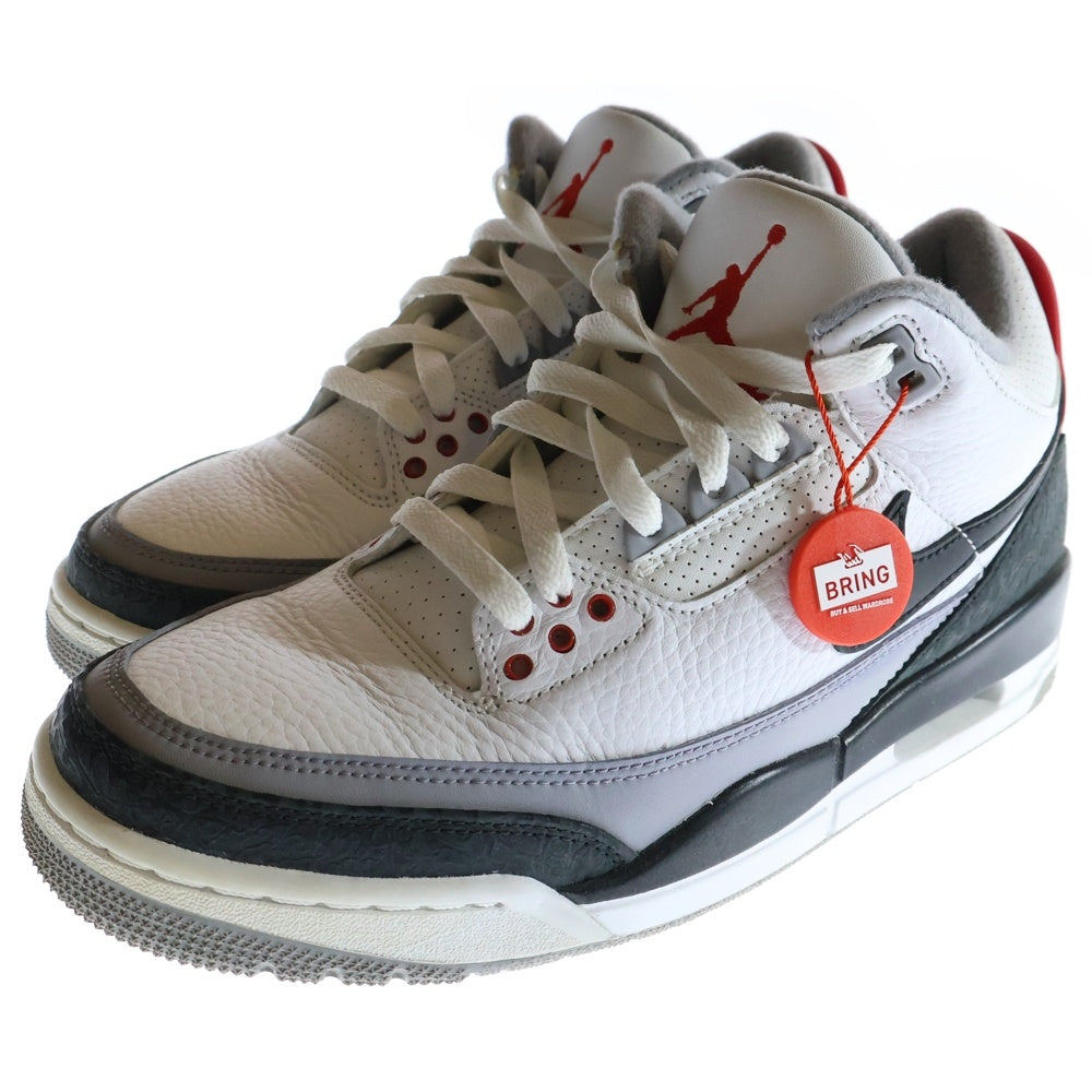 NIKE(ナイキ) AIR JORDAN 3 RETRO TINKER HATFIELD AQ3835-160 エアジョーダン3 レトロ ティンカー ハッドフィールド ローカットスニーカー ホワイト/ブラック US8/26.0cm