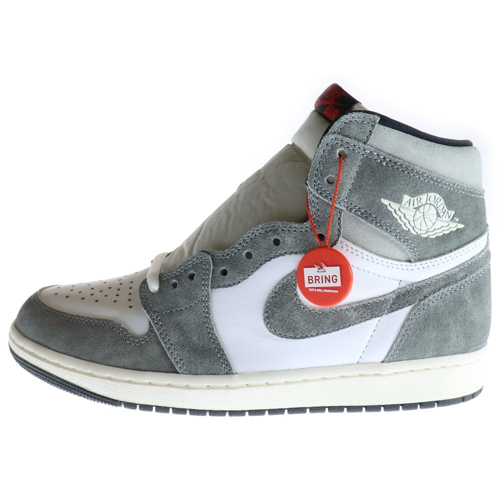 NIKE(ナイキ) AIR JORDAN 1 RETRO HIGH OG BLACK AND SMOKE GREY DZ5485-051 エアジョーダン1 ブラックアンド ハイカットスニーカー ホワイト/グレー US9/27.0cm