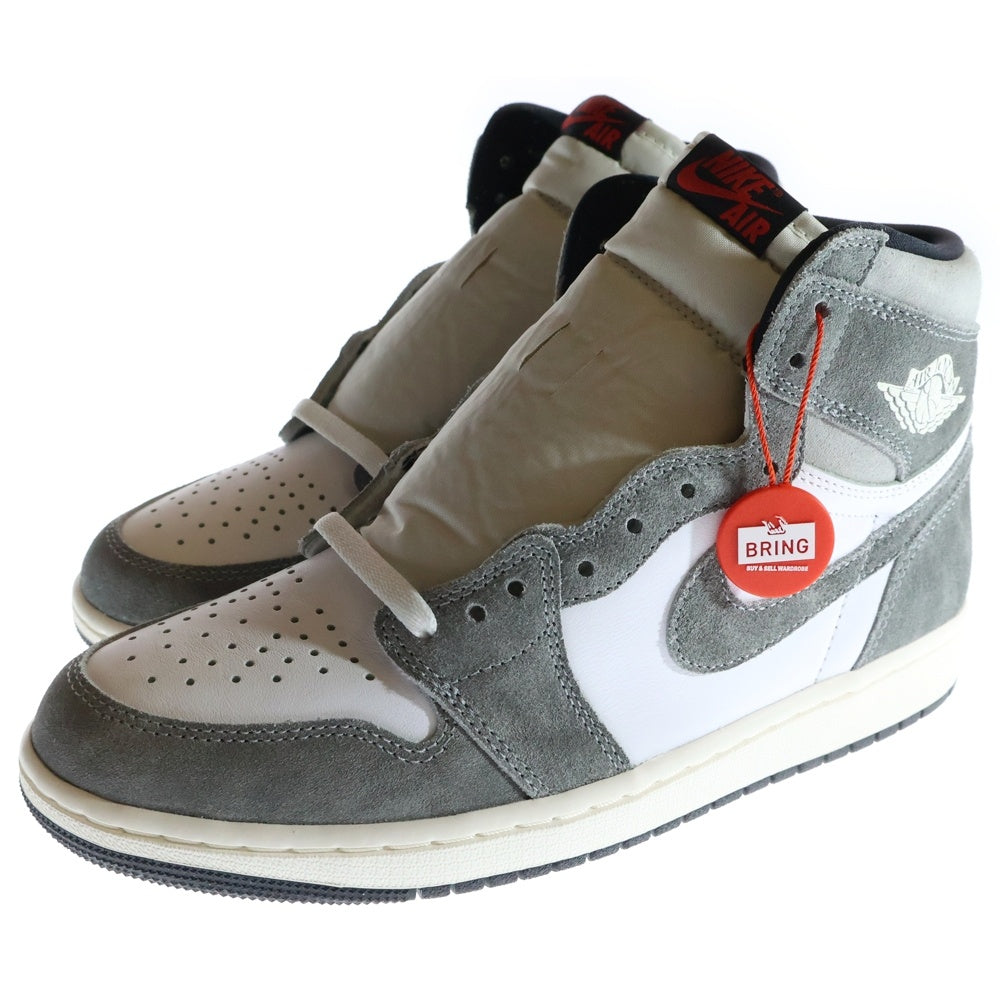 NIKE(ナイキ) AIR JORDAN 1 RETRO HIGH OG BLACK AND SMOKE GREY DZ5485-051 エアジョーダン1 ブラックアンド ハイカットスニーカー ホワイト/グレー US9/27.0cm