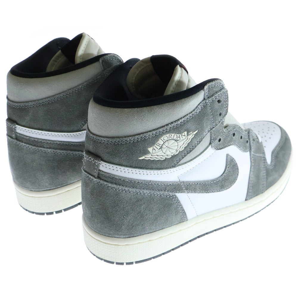 NIKE(ナイキ) AIR JORDAN 1 RETRO HIGH OG BLACK AND SMOKE GREY DZ5485-051 エアジョーダン1 ブラックアンド ハイカットスニーカー ホワイト/グレー US9/27.0cm