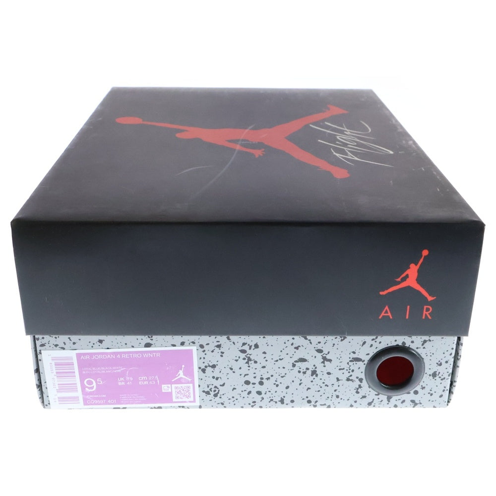 NIKE(ナイキ) AIR JORDAN 4 RETRO WNTR CQ9597-401 エアジョーダン4 ウィンター ハイカットスニーカー US9/27.0cm ネイビー