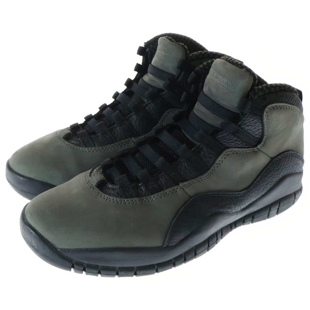 NIKE(ナイキ) AIR JORDAN 10 RETRO Shadow 310805-002 エアジョーダン10 シャドウ ハイカットスニーカー グレー US8/26.0cm