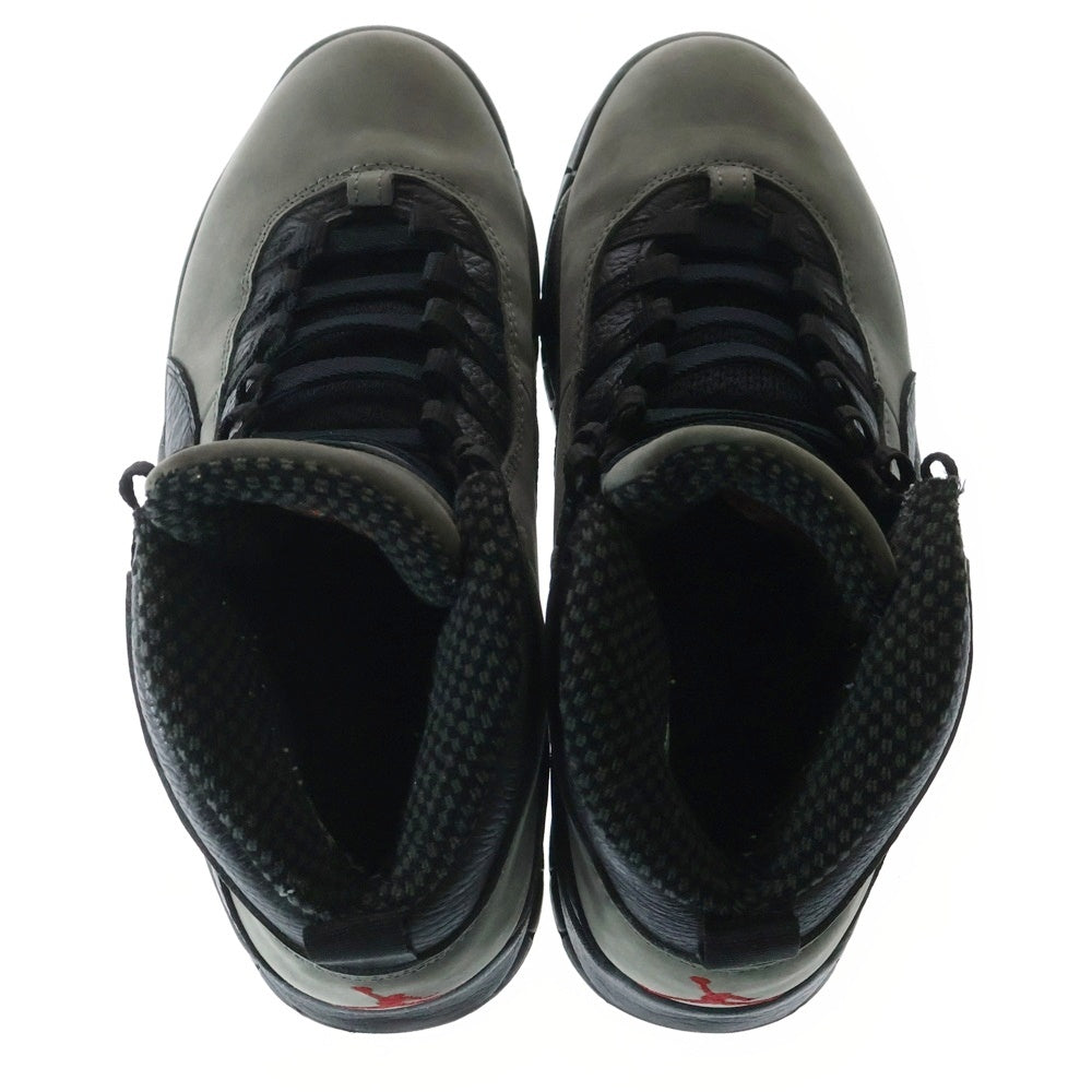NIKE(ナイキ) AIR JORDAN 10 RETRO Shadow 310805-002 エアジョーダン10 シャドウ ハイカットスニーカー グレー US8/26.0cm