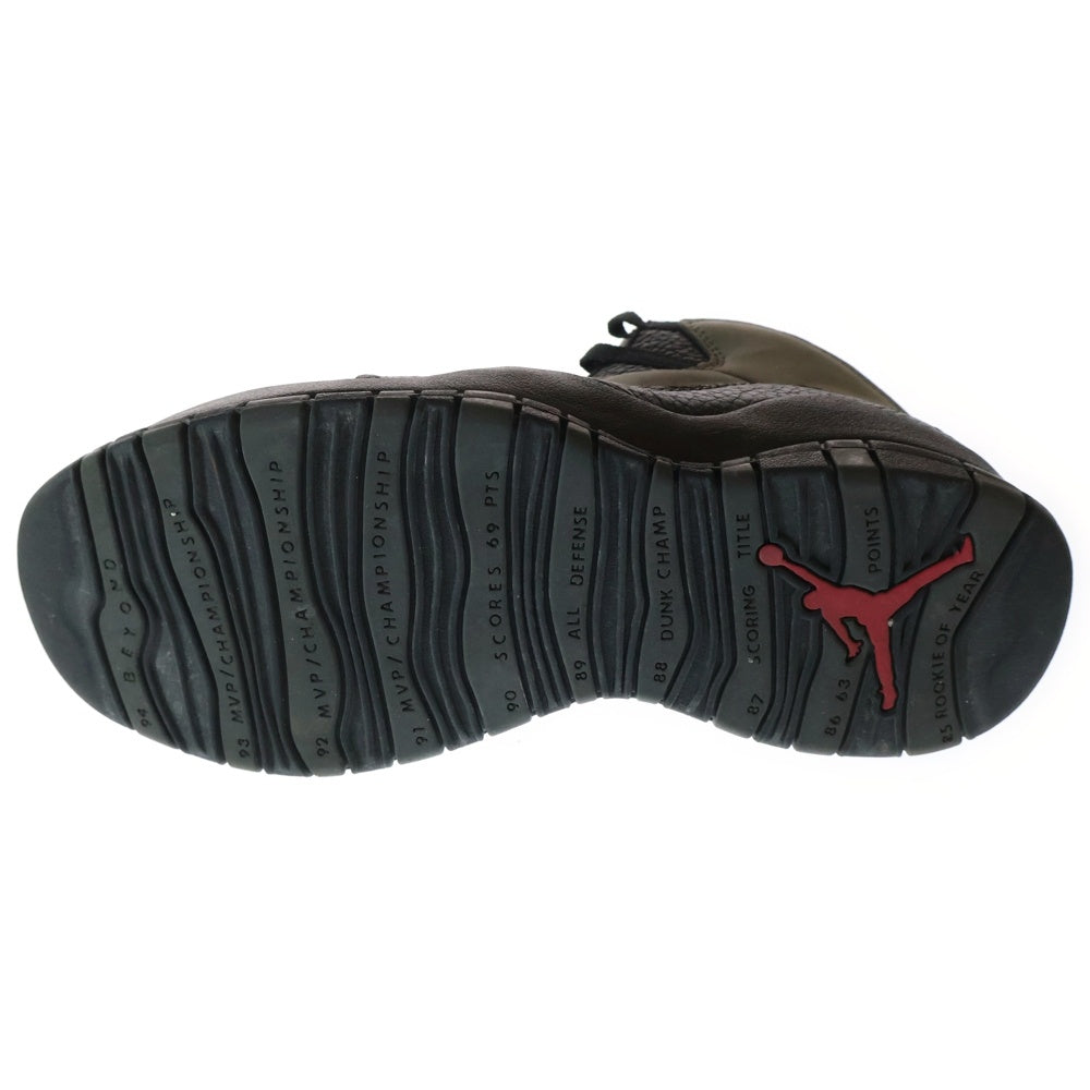 NIKE(ナイキ) AIR JORDAN 10 RETRO Shadow 310805-002 エアジョーダン10 シャドウ ハイカットスニーカー グレー US8/26.0cm