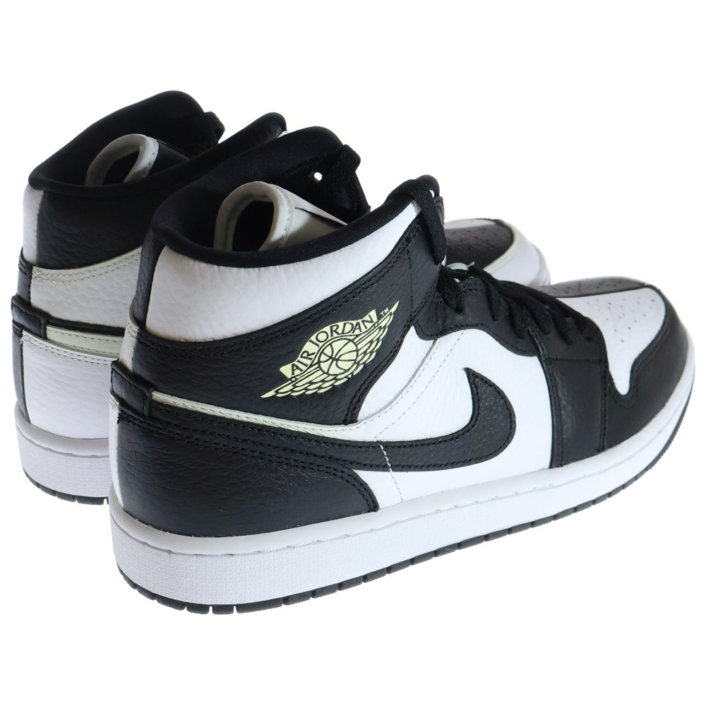 NIKE(ナイキ) WMNS AIR JORDAN 1 MID HOMAGE DR0501-101 ウィメンズ エアジョーダン1 オマージュ ハイカットスニーカー ブラック/ホワイト US11.5/28.5cm