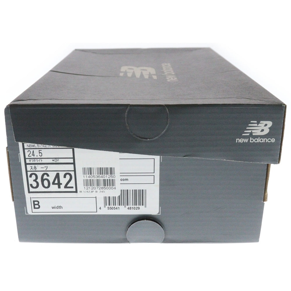 New Balance(ニューバランス) WL574ZJP ローカットスニーカー US7.5/24.5cm ホワイト レディース