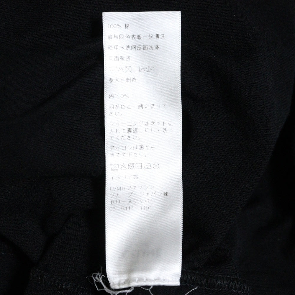 CELINE(セリーヌ) LOOSE FIT TEE ロゴプリント ルーズフィット クルーネック 半袖Tシャツ カットソー ブラック 2X681671Q