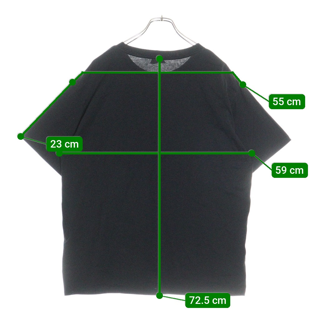 CELINE(セリーヌ) LOOSE FIT TEE ロゴプリント ルーズフィット クルーネック 半袖Tシャツ カットソー ブラック 2X681671Q