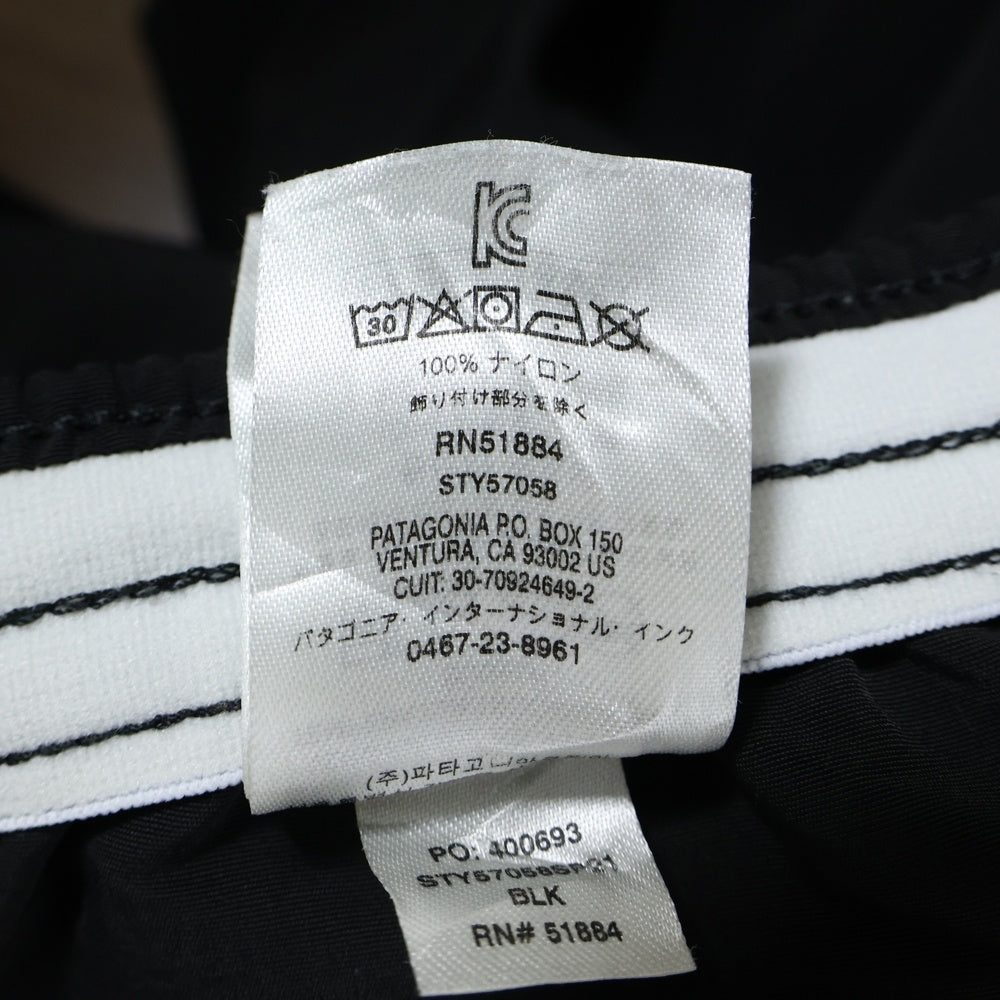 PATAGONIA(パタゴニア) フロントロゴ刺繍入りショートパンツ ハーフパンツ STY57058SP21 ブラック