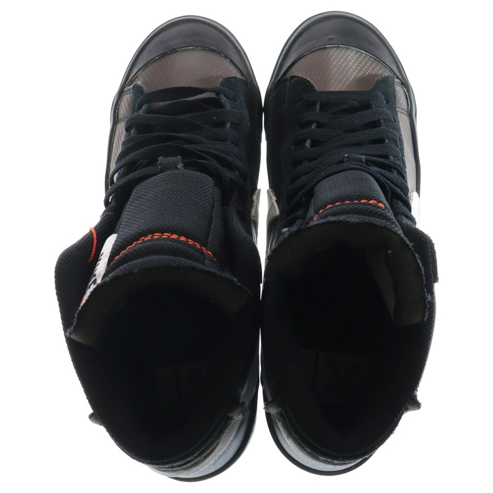 NIKE(ナイキ) ×OFF-WHITE BLAZER STUDIO MID GRIM REAPER AA3832-001 ブレーザースタジオ ミッドグリムリーパー ミッドカットスニーカー US10/28.0cm ブラック
