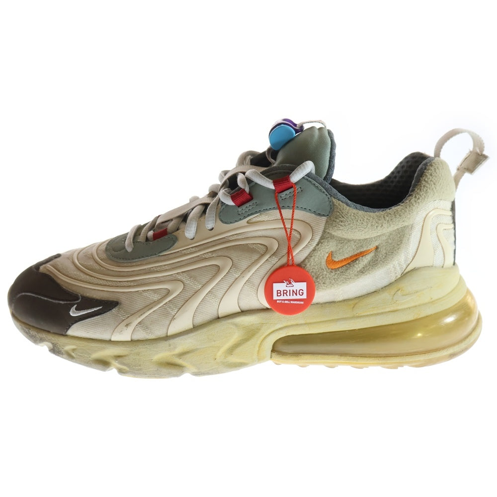 NIKE(ナイキ) ×TRAVIS SCOTT AIR MAX 270 CACTUS TRAILS CT2864-200 トラヴィススコット エアマックス270 カクタストレイル ローカットスニーカー US10/28.0cm ベージュ