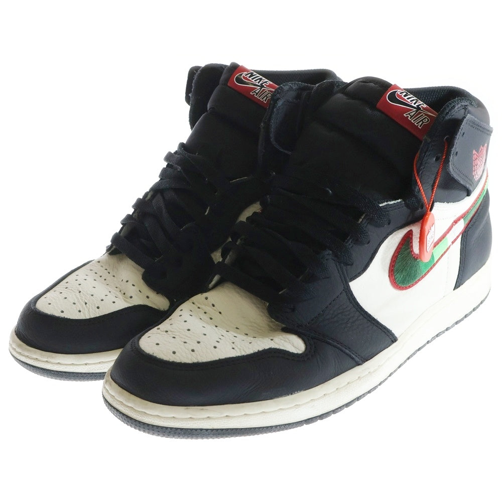 NIKE(ナイキ) AIR JORDAN 1 RETRO HIGH OG SPORTS ILLUSTRATED 555088-015 エアジョーダン1 レトロ スポーツイラストレイテッド ハイカットスニーカー US10.5/28.5cm