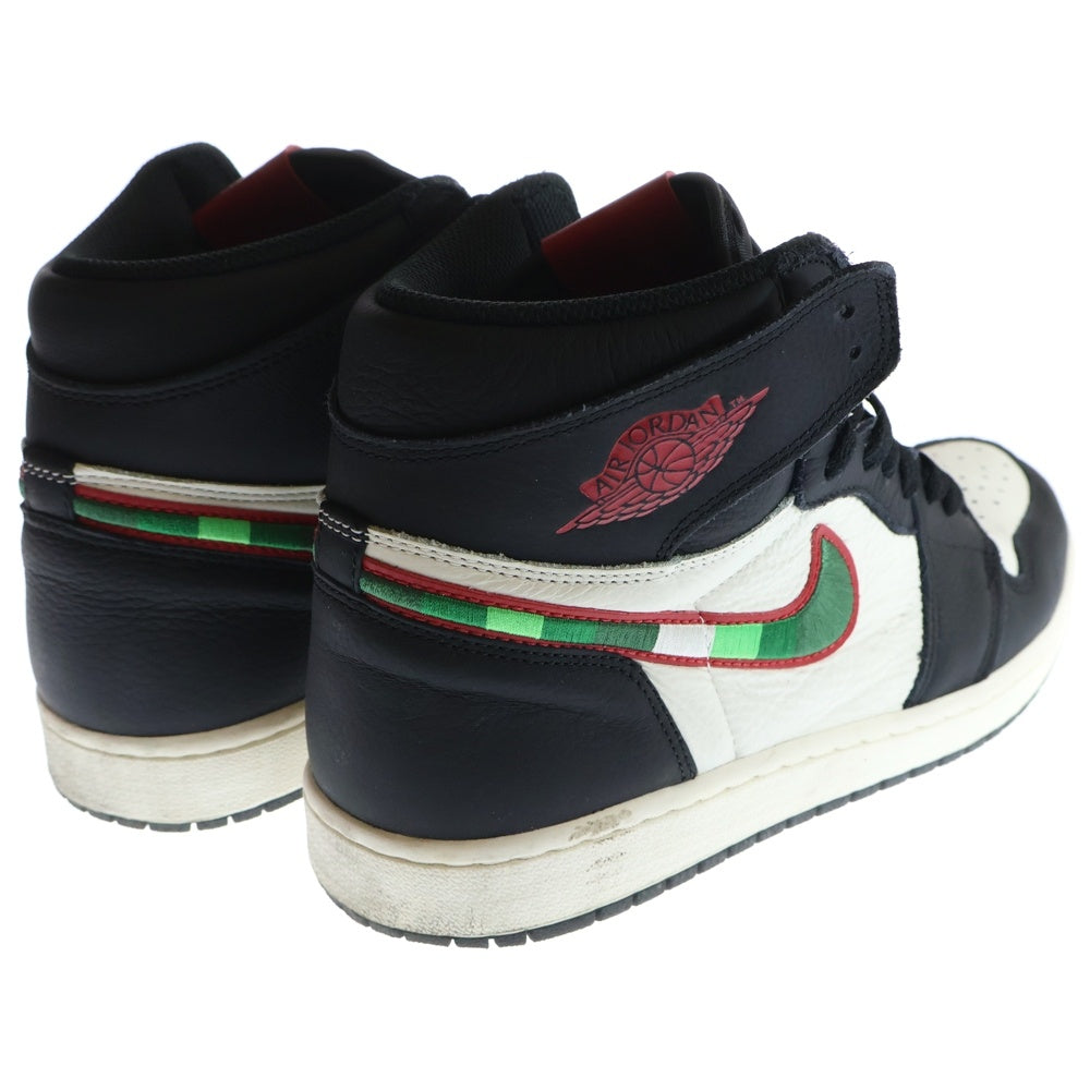 NIKE(ナイキ) AIR JORDAN 1 RETRO HIGH OG SPORTS ILLUSTRATED 555088-015 エアジョーダン1 レトロ スポーツイラストレイテッド ハイカットスニーカー US10.5/28.5cm