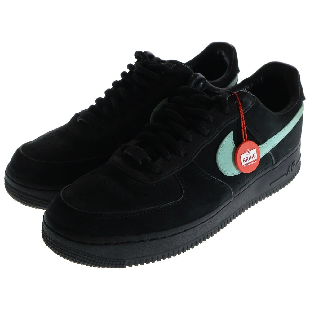NIKE(ナイキ) ×TIFFANY&CO AIR FORCE 1 LOW 1837 BLACK DZ1382-001 ティファニー エアフォース1 ローカットスニーカー ブラック US10/28.0cm