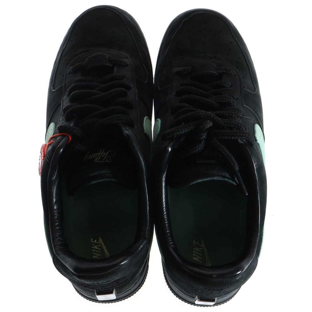 NIKE(ナイキ) ×TIFFANY&CO AIR FORCE 1 LOW 1837 BLACK DZ1382-001 ティファニー エアフォース1 ローカットスニーカー ブラック US10/28.0cm