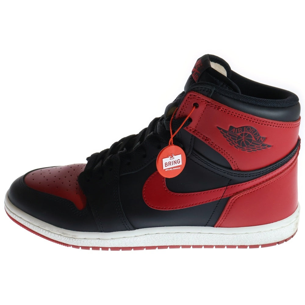 NIKE(ナイキ) AIR JORDAN1 HIGH 85 BRED(2025) HV6674-067 エアジョーダン1 ブレッド ハイカットスニーカー ブラック/レッド US11/29.0cm