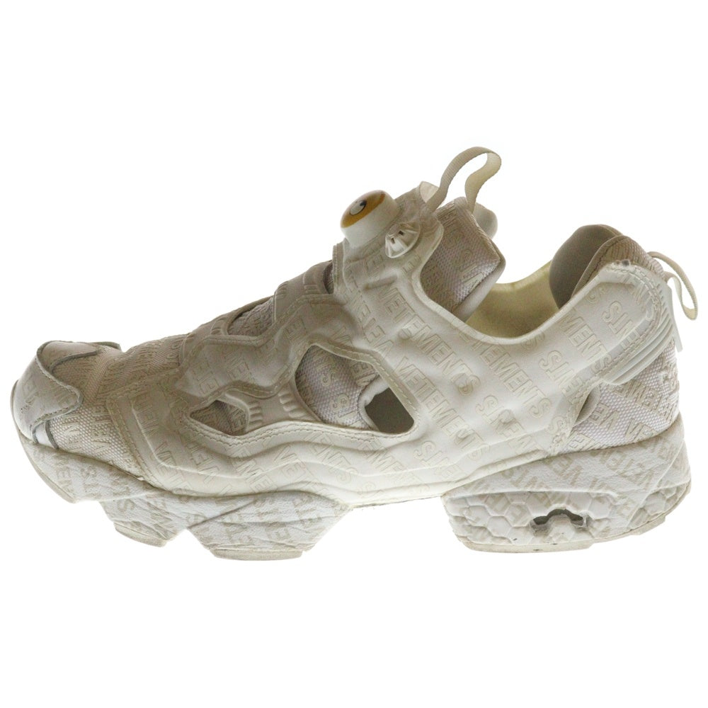 VETEMENTS(ヴェトモン) 18SS×Reebok INSTAPUMP FURY VET EMOJI リーボック エモジ インスタポンプフューリー ローカットスニーカー US10/28cm ホワイト