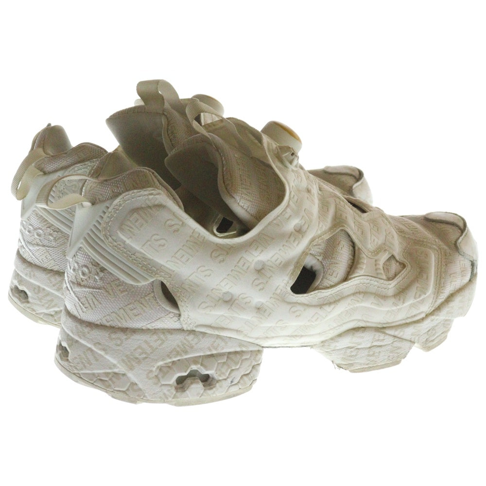 VETEMENTS(ヴェトモン) 18SS×Reebok INSTAPUMP FURY VET EMOJI リーボック エモジ インスタポンプフューリー ローカットスニーカー US10/28cm ホワイト