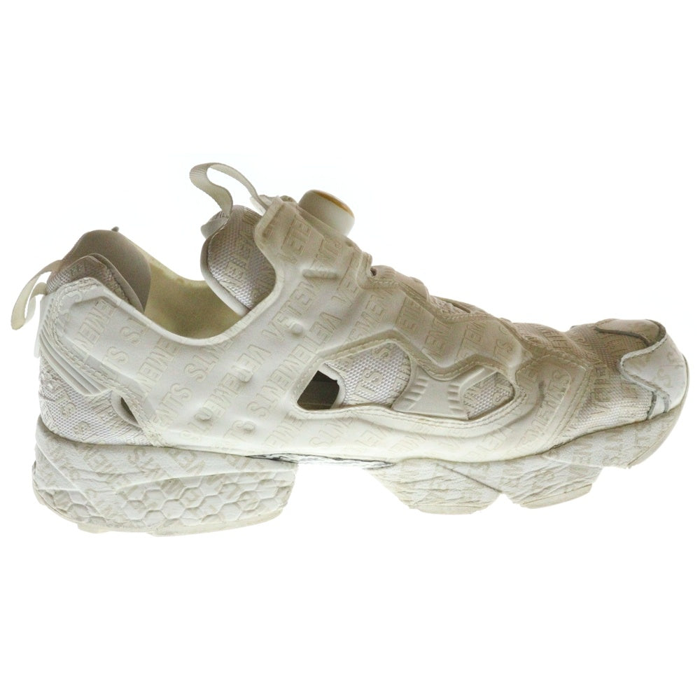 VETEMENTS(ヴェトモン) 18SS×Reebok INSTAPUMP FURY VET EMOJI リーボック エモジ インスタポンプフューリー ローカットスニーカー US10/28cm ホワイト