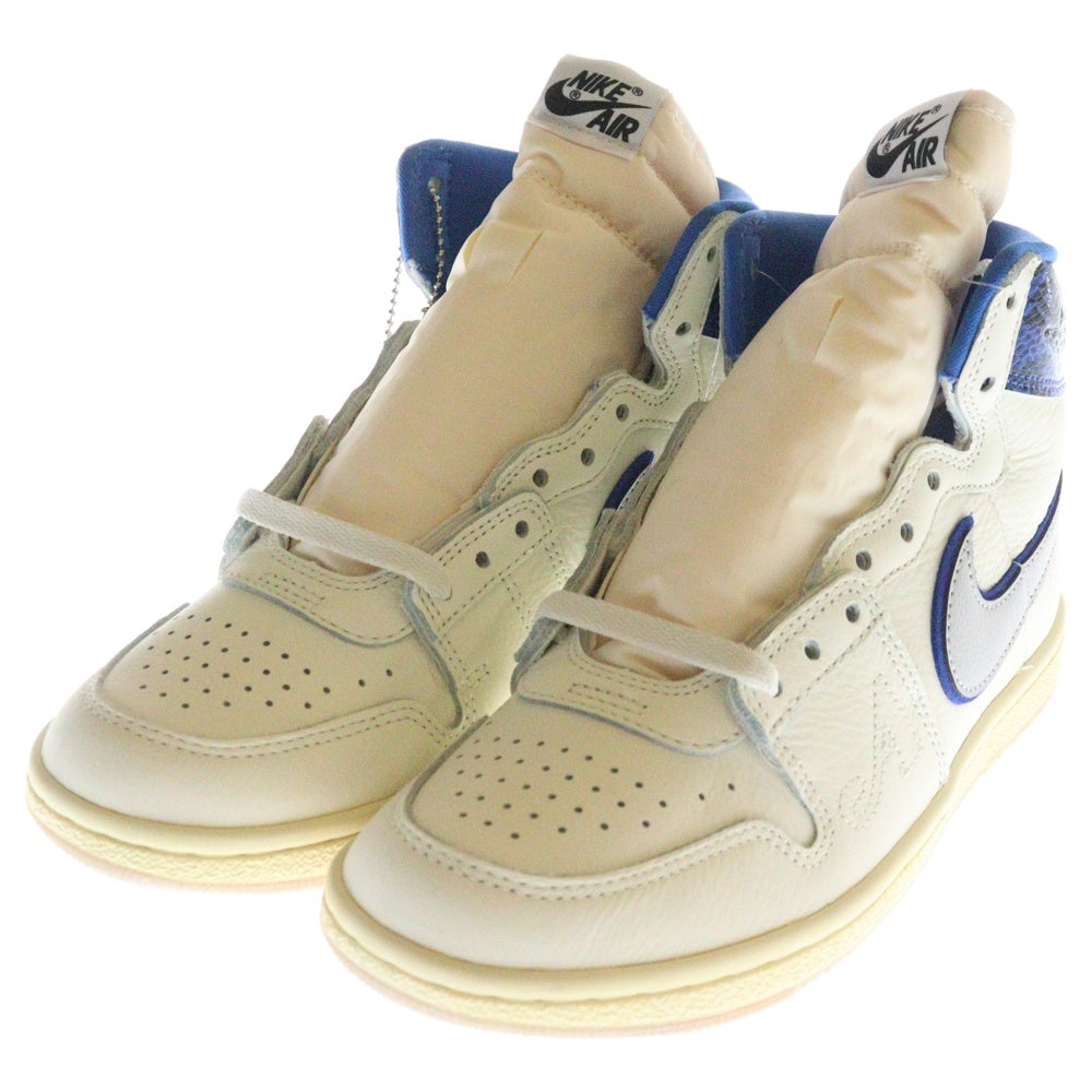 NIKE(ナイキ) ×AWAKE NY JORDAN AIR SHIP PE SP FN8675-104 アウェイク ニューヨーク ジョーダン エアシップ ハイカットスニーカー ホワイト/ブルー US8.5/26.5cm