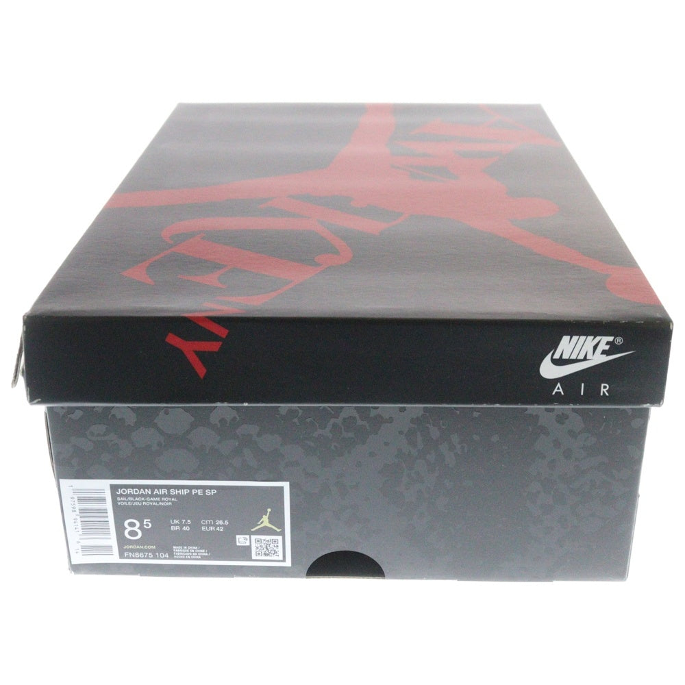 NIKE(ナイキ) ×AWAKE NY JORDAN AIR SHIP PE SP FN8675-104 アウェイク ニューヨーク ジョーダン エアシップ ハイカットスニーカー ホワイト/ブルー US8.5/26.5cm