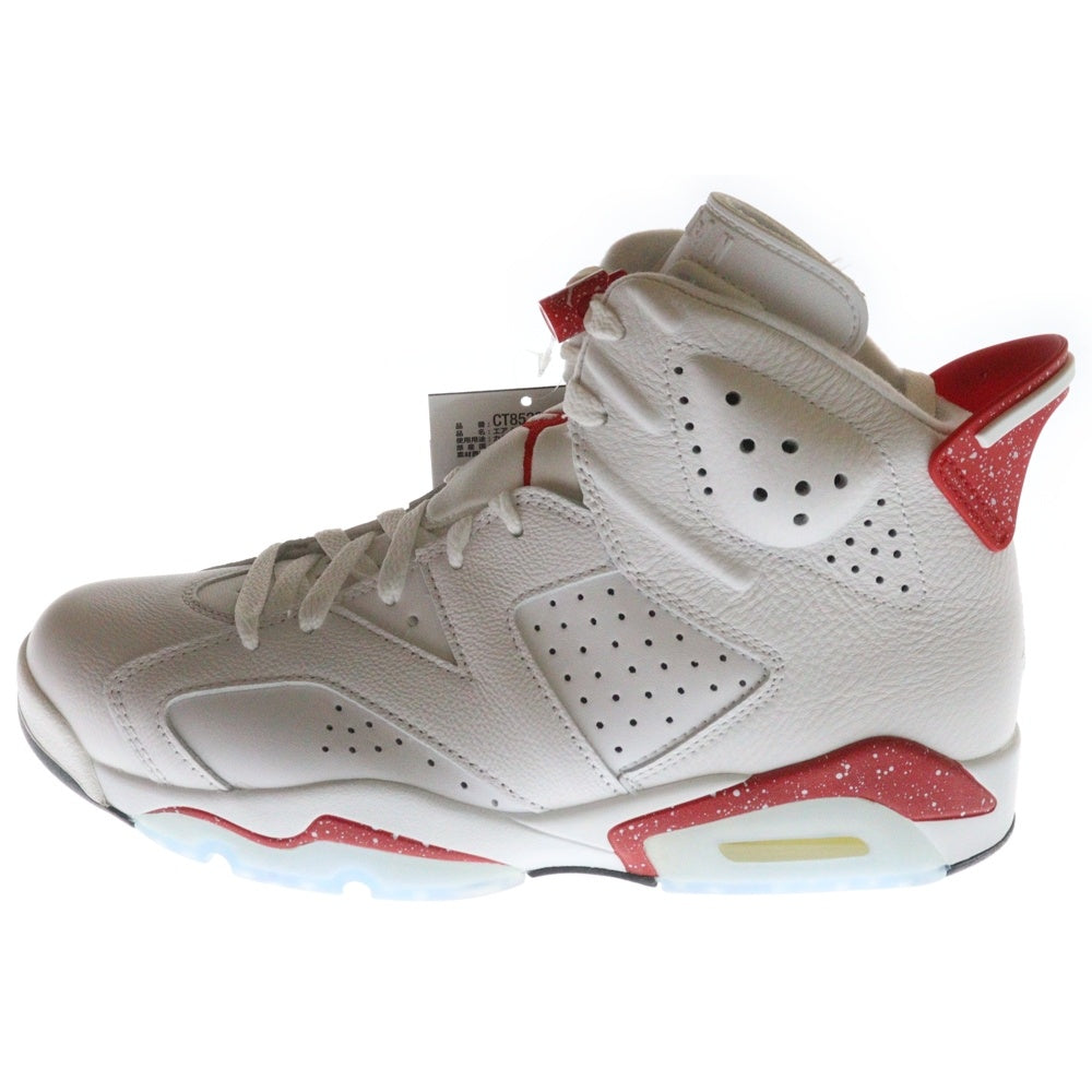 NIKE(ナイキ) AIR JORDAN 6 RETRO White University Red Oreo CT8529-162 エアジョーダン6 ユニバーシティ レッド オレオ ハイカットスニーカー ホワイト/レッド US8.5/26.5cm
