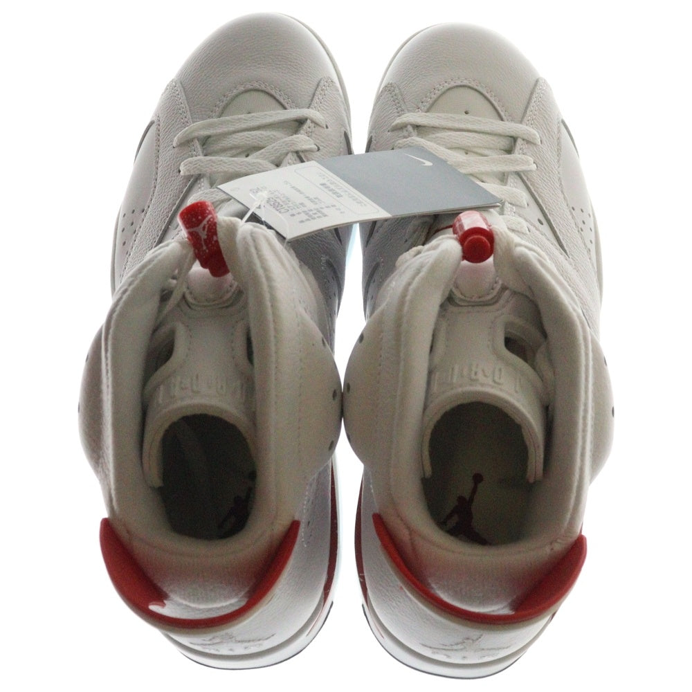 NIKE(ナイキ) AIR JORDAN 6 RETRO White University Red Oreo CT8529-162 エアジョーダン6 ユニバーシティ レッド オレオ ハイカットスニーカー ホワイト/レッド US8.5/26.5cm