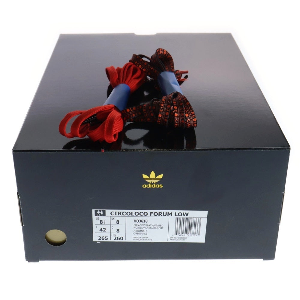 adidas(アディダス) CIRCOLOCO FORUM LOW HQ3618 シルコロコ フォーラム ローカットスニーカー US8.5/26.5cm ブラック
