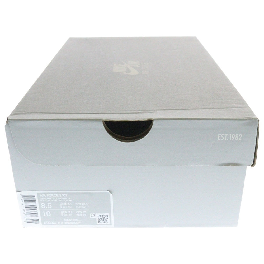 NIKE(ナイキ) AIR FORCE 1 LOW White University Blue DR9867-101 エアフォース 1 ローカットスニーカー ユニバーシティーブルー ホワイト US8.5/26.5cm