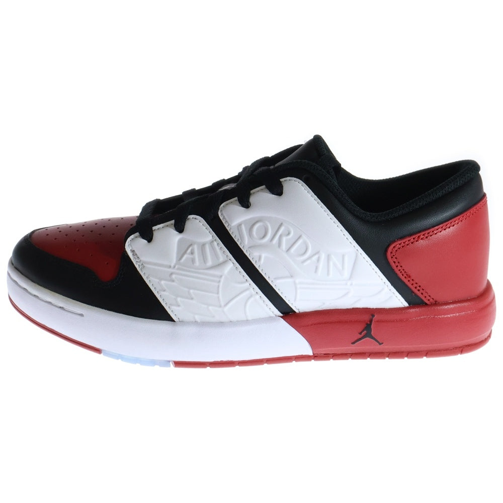 NIKE(ナイキ) AIR JORDAN NU RETRO 1 LOW DV5141-601 エアジョーダン ニューレトロ ローカットスニーカー ホワイト/ブラック/レッド US8.5/26.5cm