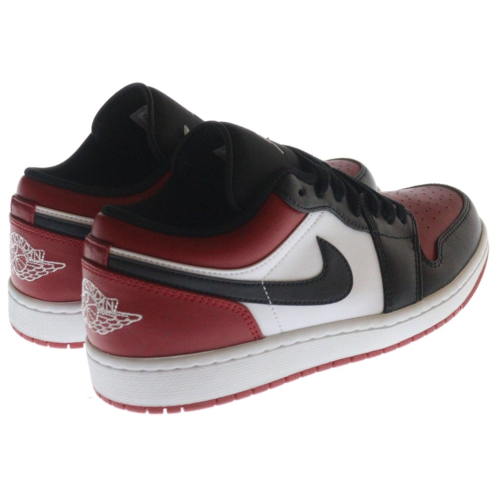 NIKE(ナイキ) AIR JORDAN 1 LOW BRED TOE 553558-612 エアジョーダン1 ブレッドトゥ ローカットスニーカー レッド/ブラック US8.5/26.5cm