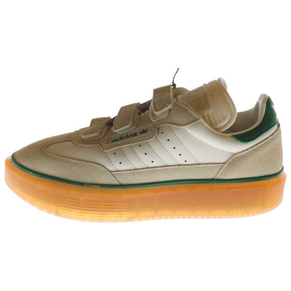 adidas(アディダス) ×Ivy Park WMENS Super Sleek 3 Strap GY1777 ウィメンズ アイビーパーク スーパー スリーク 3 ストラップ ローカットスニーカー ホワイト US9.5/26.5cm