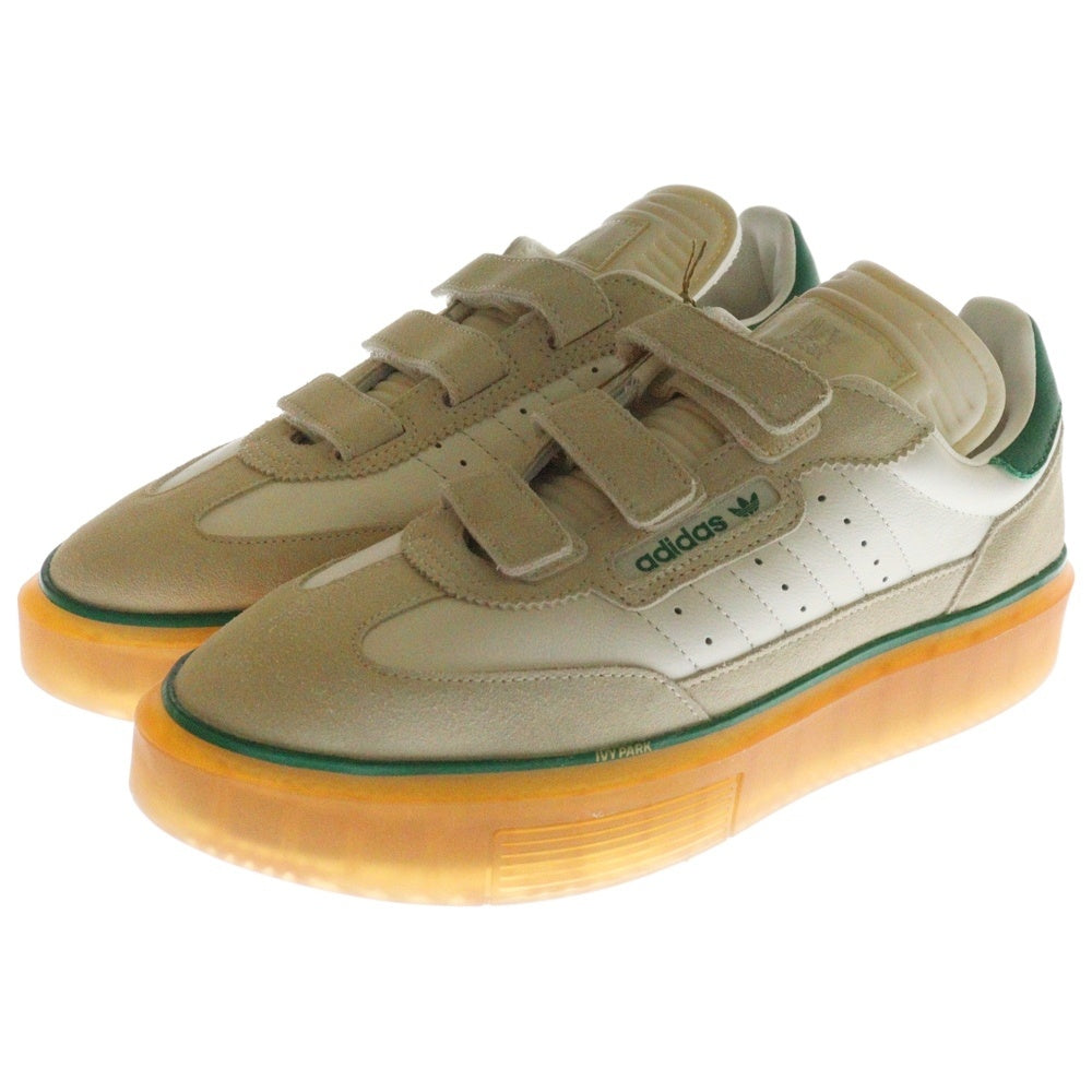 adidas(アディダス) ×Ivy Park WMENS Super Sleek 3 Strap GY1777 ウィメンズ アイビーパーク スーパー スリーク 3 ストラップ ローカットスニーカー ホワイト US9.5/26.5cm
