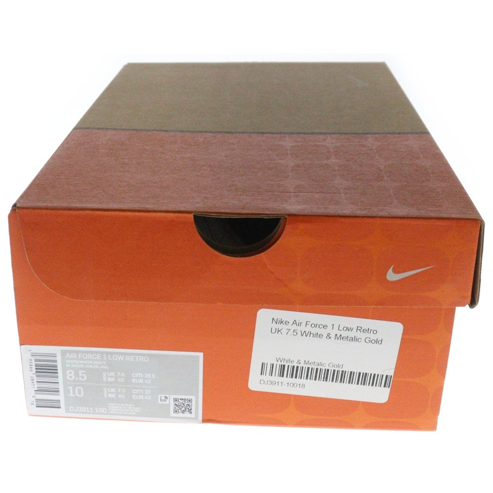NIKE(ナイキ) AIR FORCE 1 LOW RETRO COLOR Of THE MONTH DJ3911-100 エアフォース 1 レトロ カラー オブ ザ マンス ローカットスニーカー ホワイト US8.5/26.5cm