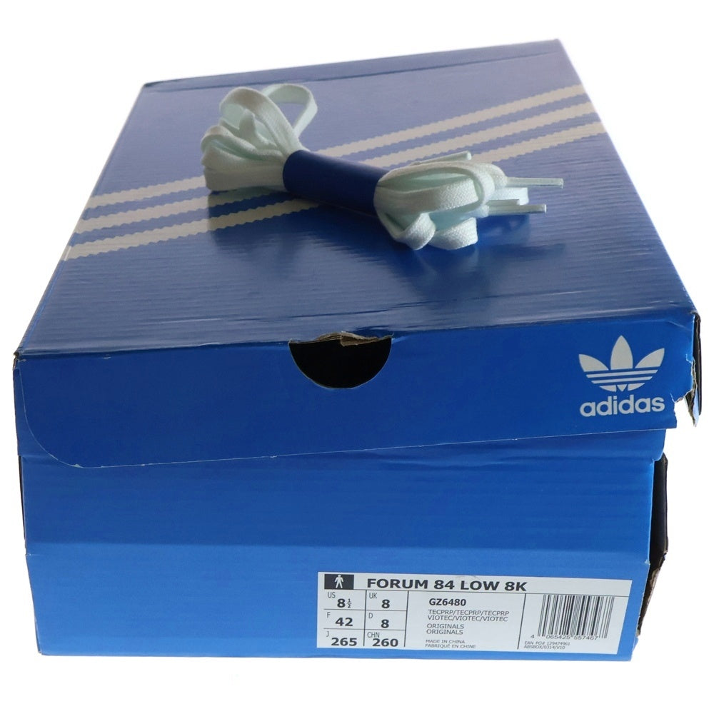 adidas(アディダス) FORUM 84 LOW 8K GZ6480 フォーラム84 ロー8K ローカットスニーカー パープル US8.5/26.5cm