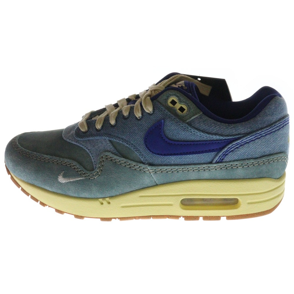 NIKE(ナイキ) AIR MAX 1 PRM DIRTY DENIM DV3050-300 エア マックス ダーティ デニム ローカットスニーカー インディゴ US8.5/26.5cm