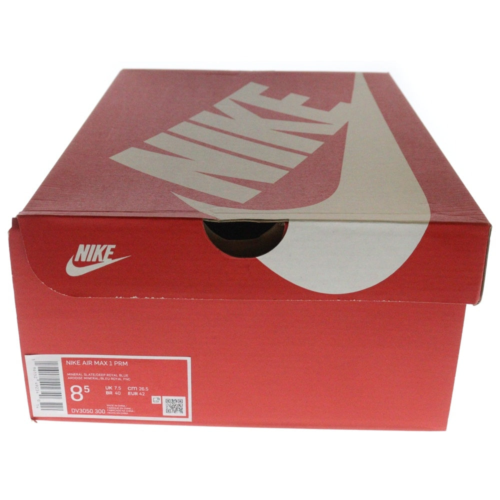 NIKE(ナイキ) AIR MAX 1 PRM DIRTY DENIM DV3050-300 エア マックス ダーティ デニム ローカットスニーカー インディゴ US8.5/26.5cm