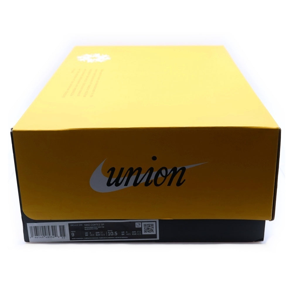 NIKE(ナイキ) ×Union CORTEZ Lemon Frost DR1413-100 ユニオン コルテッツ レモンフロスト ローカットスニーカー マルチ US9/27.0cm